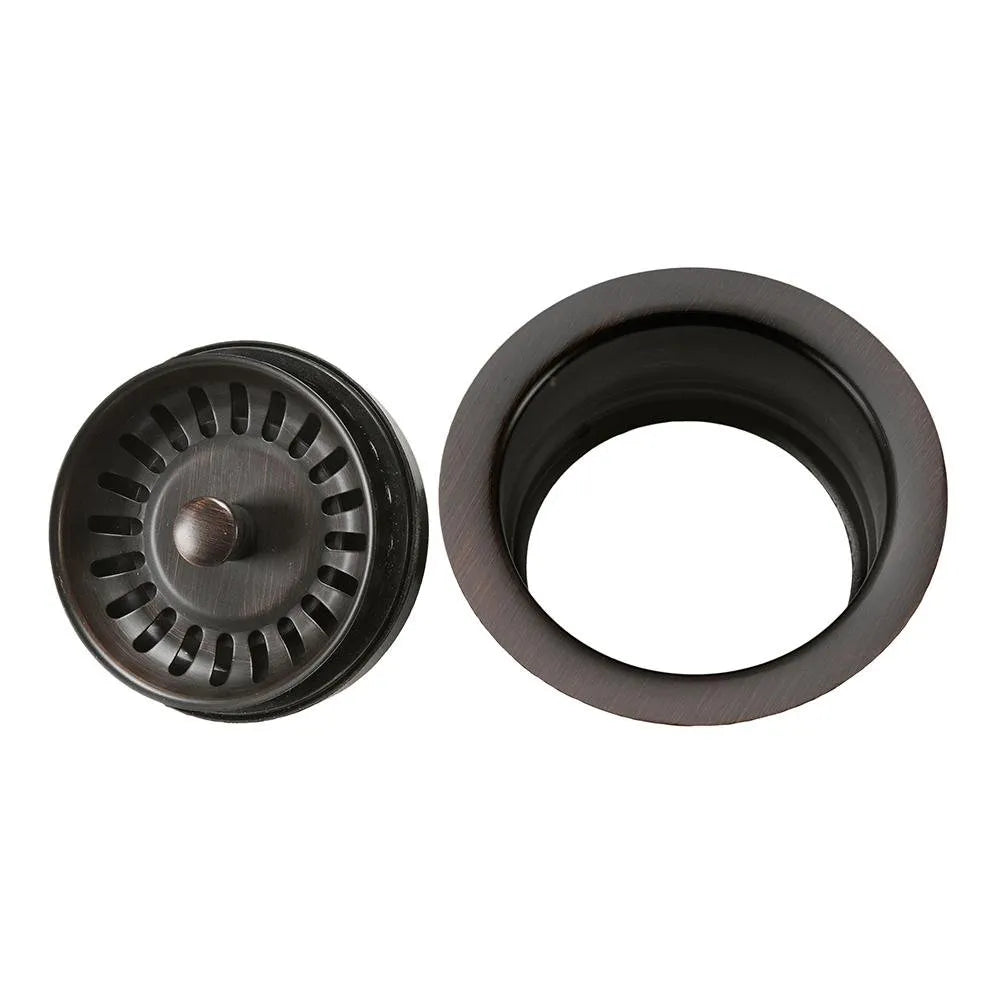 Premier Copper 3.5 in. Deluxe Garbage Disposal Drain w/ Basket in Oil Rubbed Bronze