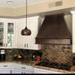Premier Copper 38 in. Euro Wall Mounted Range Hood in Hammered Copper
