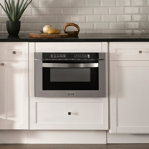 ZLINE 24 in. 1.2 cu. ft. Built-in Microwave Drawer in Stainless Steel (MWD-1)
