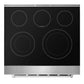 KOSTCH 30 in. Electric Range with 4.55 cu. ft. True Convection Oven in Stainless Steel with Red Oven Door (KOS-30RE06H-R)