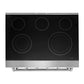 KOSTCH 36 in. Electric Range with 6.0 cu. ft. True Convection Oven in Stainless Steel with Red Oven Door (KOS-36RE06H-R)