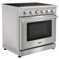 KOSTCH 36 in. Electric Range with 6.0 cu. ft. True Convection Oven in Stainless Steel (KOS-36RE06H-S)