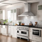 ZLINE 48 in. 6.0 cu. ft. Legacy Dual Fuel Range with 7 Burner Gas Cooktop and 2 Electric Ovens in Stainless Steel, Open Box-Good Condition