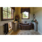 Premier Copper 67 in. Hammered Copper Double Slipper Bathtub (BTD67DB)