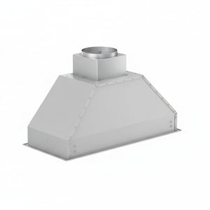 ZLINE 34 in. Ducted Wall Mount Range Hood Insert in Outdoor Approved Stainless Steel (695-304-34) side, above.