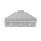 ZLINE 40 in. Ducted Wall Mount Range Hood Insert in Stainless Steel (695-40)