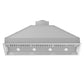 ZLINE 46 in. Ducted Wall Mount Range Hood Insert in Stainless Steel (695-46)