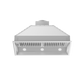 ZLINE 34 in. Ducted Wall Mount Range Hood Insert in Stainless Steel (698-34)