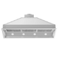 ZLINE 46 in. Ducted Wall Mount Range Hood Insert in Outdoor Approved Stainless Steel (698-304-46)