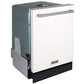 KOSTCH 24 in. Top Control Tall Tub Built-In Dishwasher with 3rd Rack in Stainless Steel with White Door, 47dBA (KOS-24DWH06H-W)