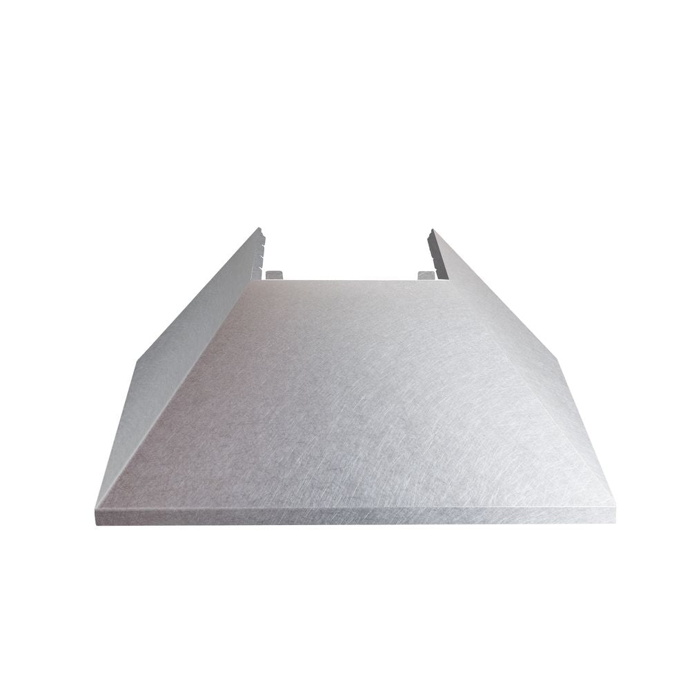 ZLINE Fingerprint Resistant Stainless Steel Range Hood (8654SN) shell, front.