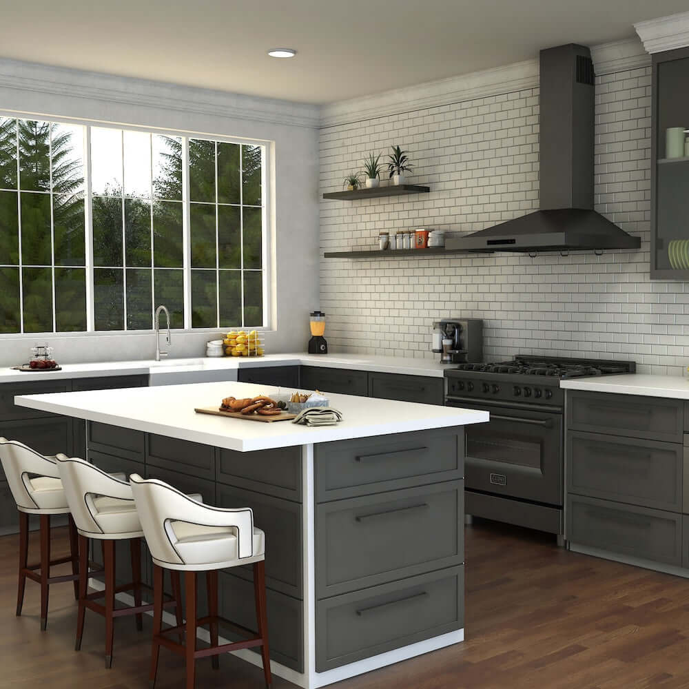 ZLINE Apollo Kitchen Faucet in Brushed Nickel (APL-KF-BN)