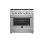 Forno Galiano Gold Professional 36 in. 5.32 cu.ft. Freestanding All Gas Range (FFSGS6244-36)