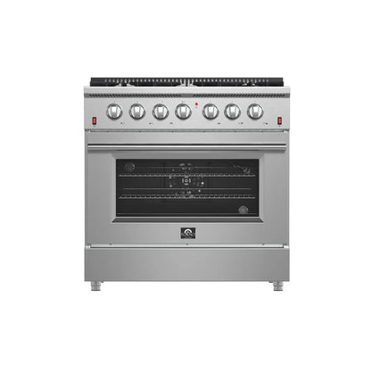Forno Galiano Gold Professional 36 in. 5.32 cu.ft. Freestanding All Gas Range (FFSGS6244-36)