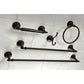 Kingston Brass Naples 5-Piece Bathroom Accessory Set Matte Black