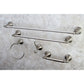 Kingston Brass Naples 5-Piece Bathroom Accessory Set Brushed Nickel