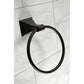 Kingston Brass Monarch 5-Piece Bathroom Accessory Set Matte Black