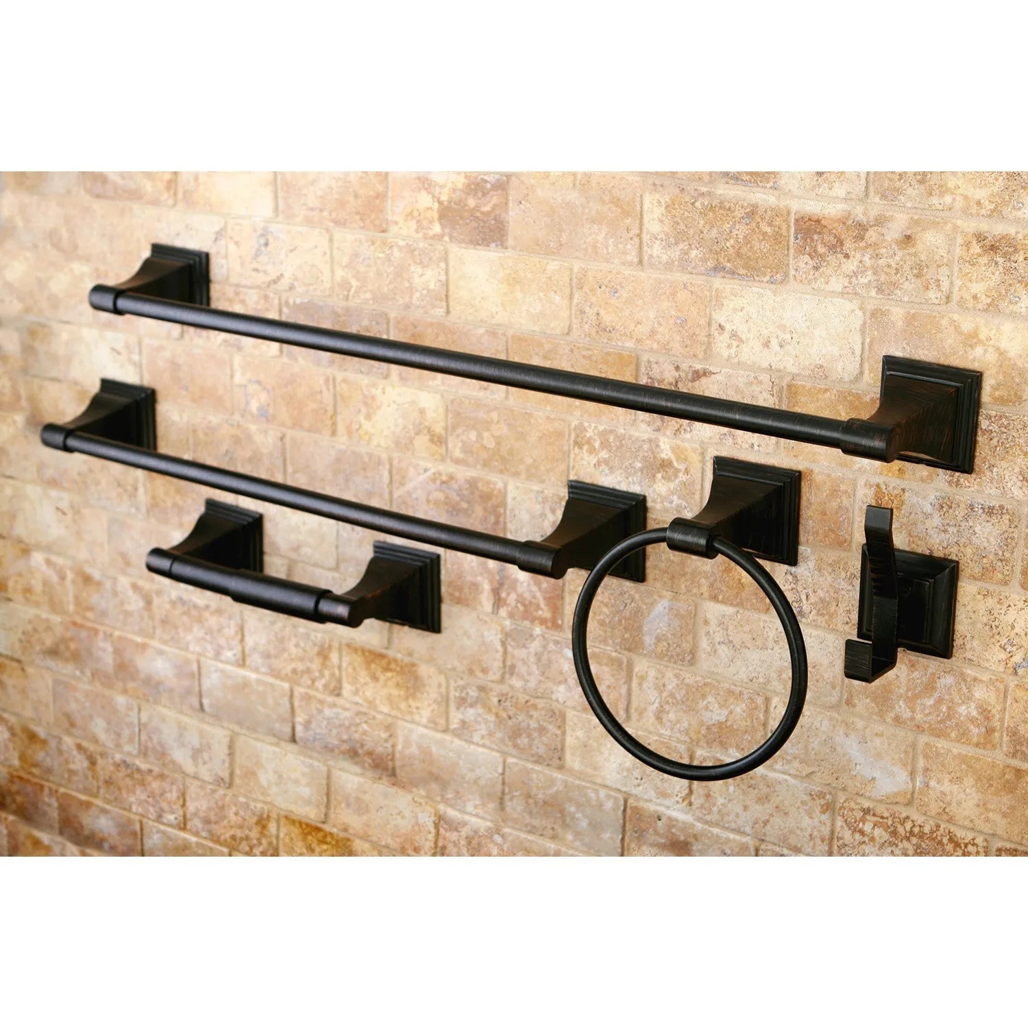 Kingston Brass Monarch 5-Piece Bathroom Accessory Set Oil Rubbed Bronze