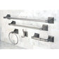Kingston Brass Monarch 5-Piece Bathroom Accessory Set Brushed Nickel