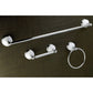Kingston Brass Victorian 3-Piece Bathroom Hardware Polished Chrome
