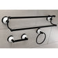Kingston Brass Victorian 3-Piece Bathroom Accessory Set Matte Black