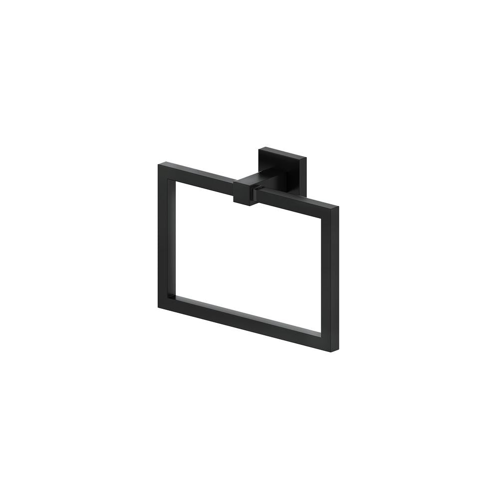 ZLINE Bliss Towel Ring in Matte Black (BLS-TRNG-MB) main image.