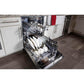 BREDA dishwasher loaded with dishes in kitchen