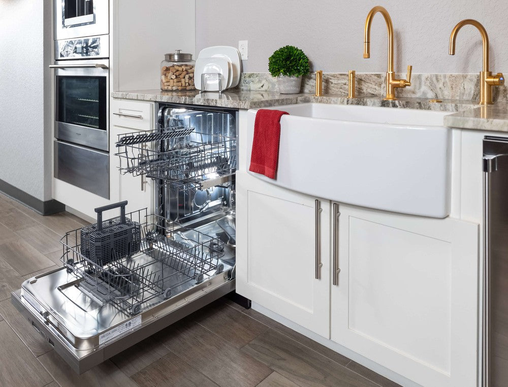 BREDA 24 in. Custom Panel Ready ADA Compliant Dishwasher (LUDWA30150)