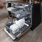 BREDA 3rd rack dishwasher loaded with dishes.
