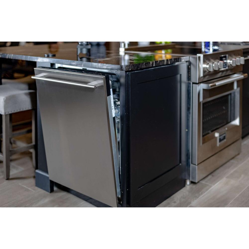 BREDA 24 in. Panel Ready 3rd Rack Tall Tub Dishwasher (LUDWT30250)