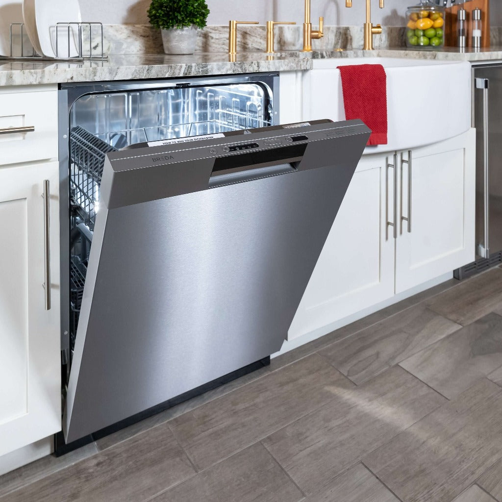 BREDA 24 in. Panel Ready Tall Tub Dishwasher (LUDWT30150)