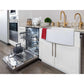 BREDA 24 in. Tall Tub Dishwasher with Pocket Handle Panel in Stainless Steel (LUDWT30155)