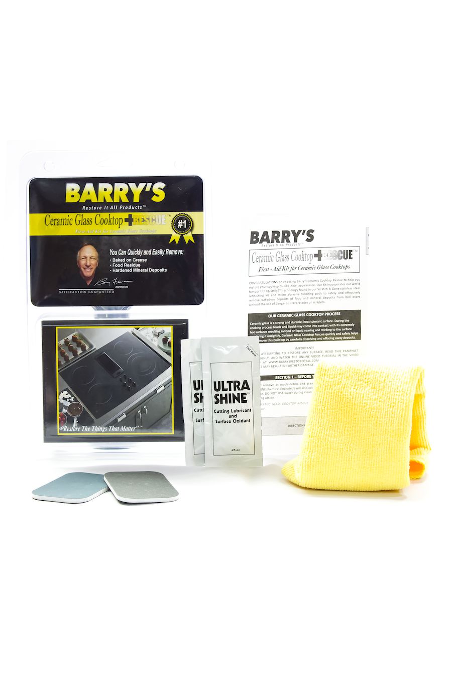 Barry's Restore It All Products Ceramic Glass Cooktop Rescue Kit