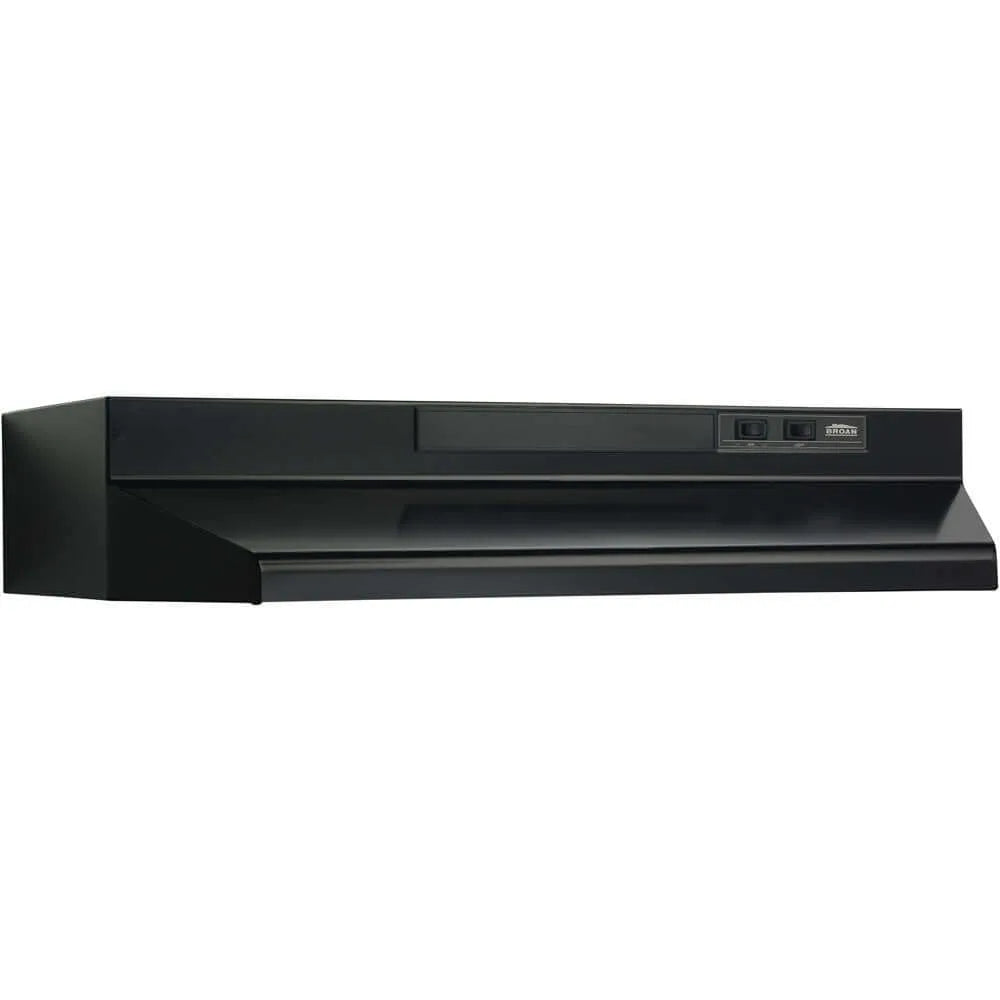 Broan F40000 Series 30 In. Two-Speed 4-Way Convertible Under Cabinet Range Hood with Color Options (F4030)