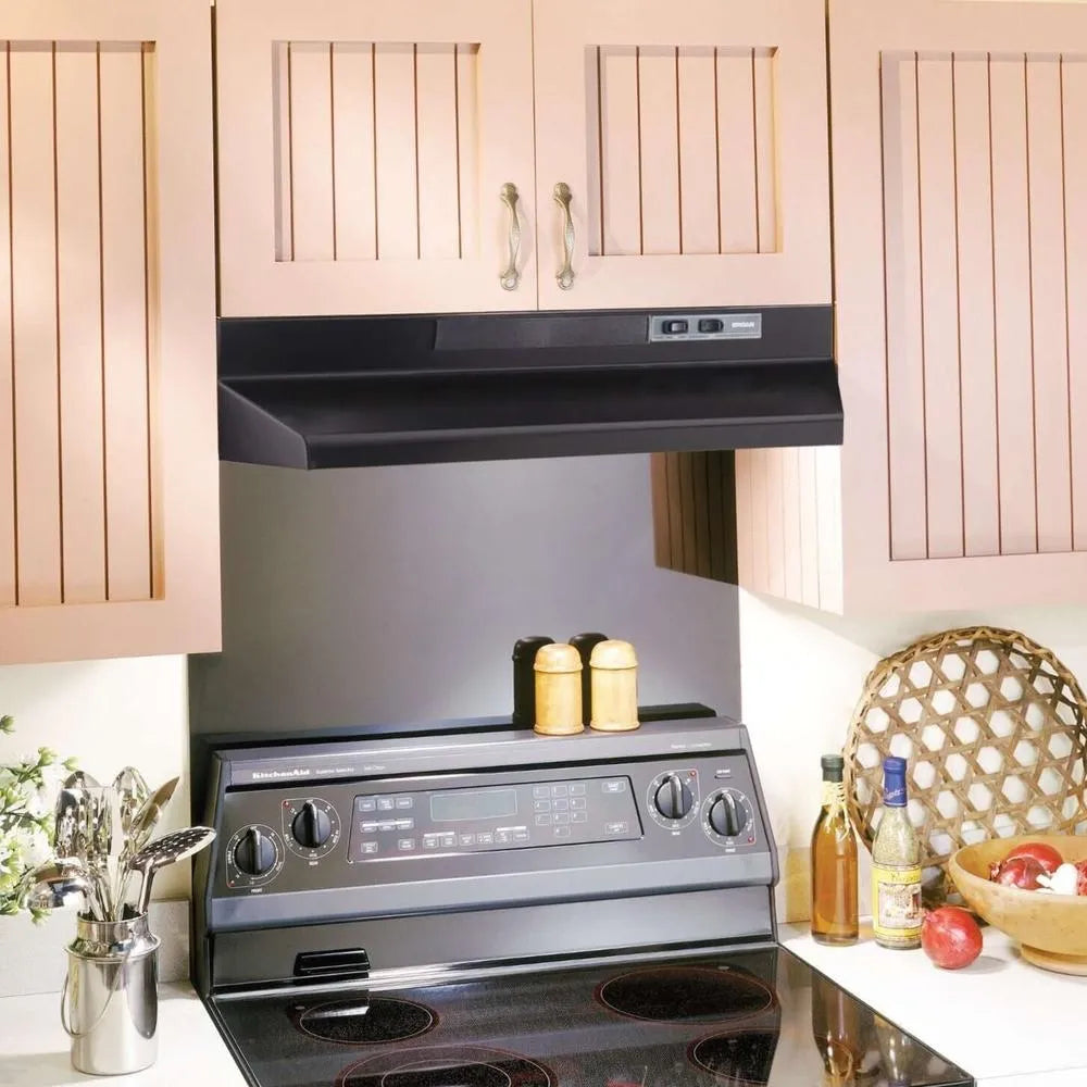 Broan F40000 Series 30 In. Two-Speed 4-Way Convertible Under Cabinet Range Hood with Color Options (F4030)