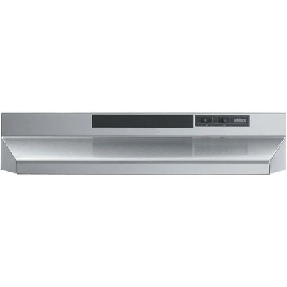 Broan F40000 Series 30-in. Ducted Under Cabinet Range Hood, with 160 MAX Blower CFM in Stainless Steel (F403004)