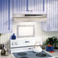 Broan F40000 Series 36 In. Two-Speed 4-Way Convertible Under Cabinet Range Hood In Stainless Steel (F403604)