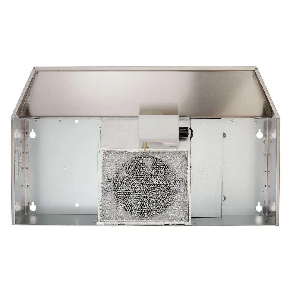 Broan F40000 Series 36 In. Two-Speed 4-Way Convertible Under Cabinet Range Hood In Stainless Steel (F403604)