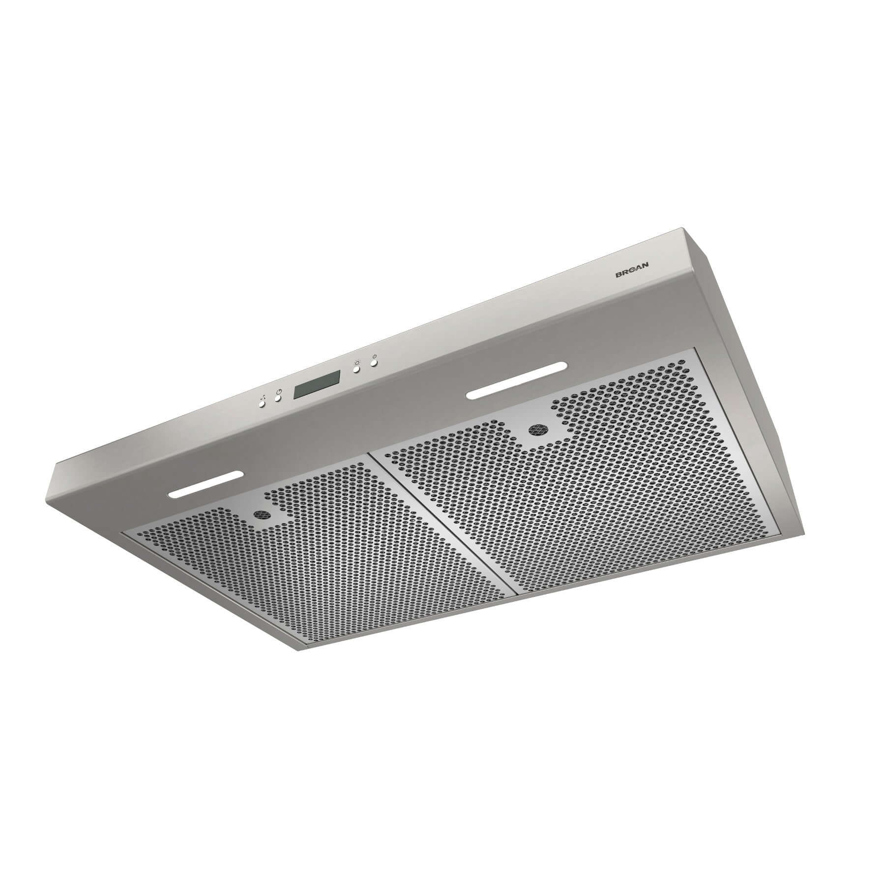Broan Glacier Series Under-Cabinet Range Hood with Heat Sentry In Stainless Steel with Size Options (BCDJ1)