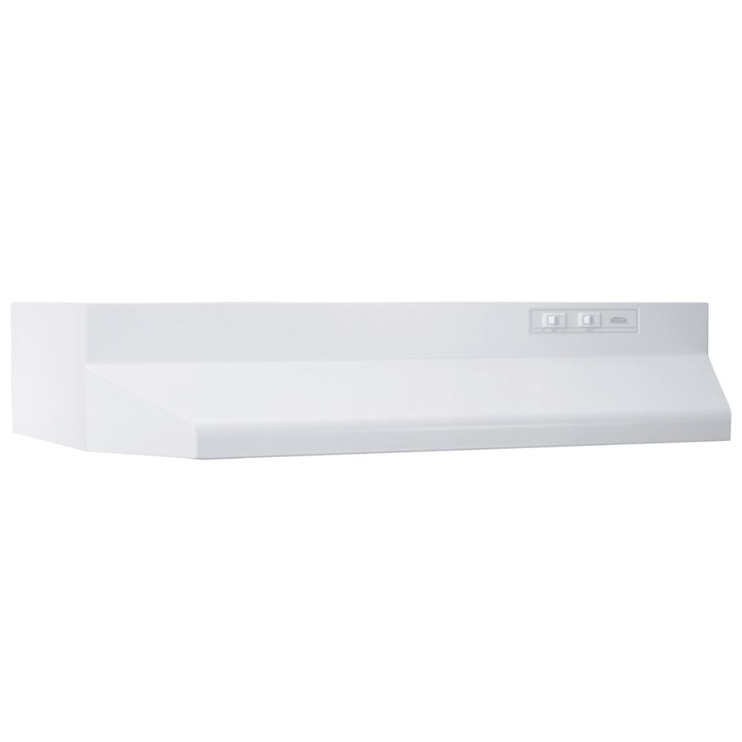 Broan-NuTone 40000 Series 30-In. Under-Cabinet Range Hood with Light in Monochromatic White (403001)