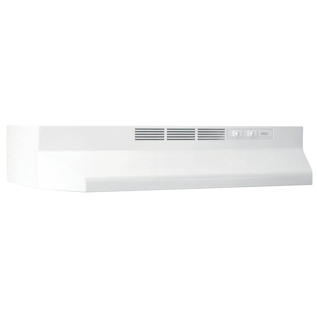 Broan-NuTone 41000 Series 30-In. Ductless Under-Cabinet Range Hood in White (413001)
