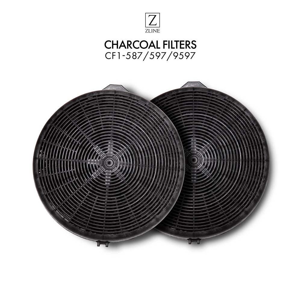 ZLINE Charcoal Replacement Filters for Models 587, 597, and 9597 (Set of 2) 