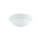 Cal Lighting Glass Dome Ceiling Lamp in White (Set of Two)