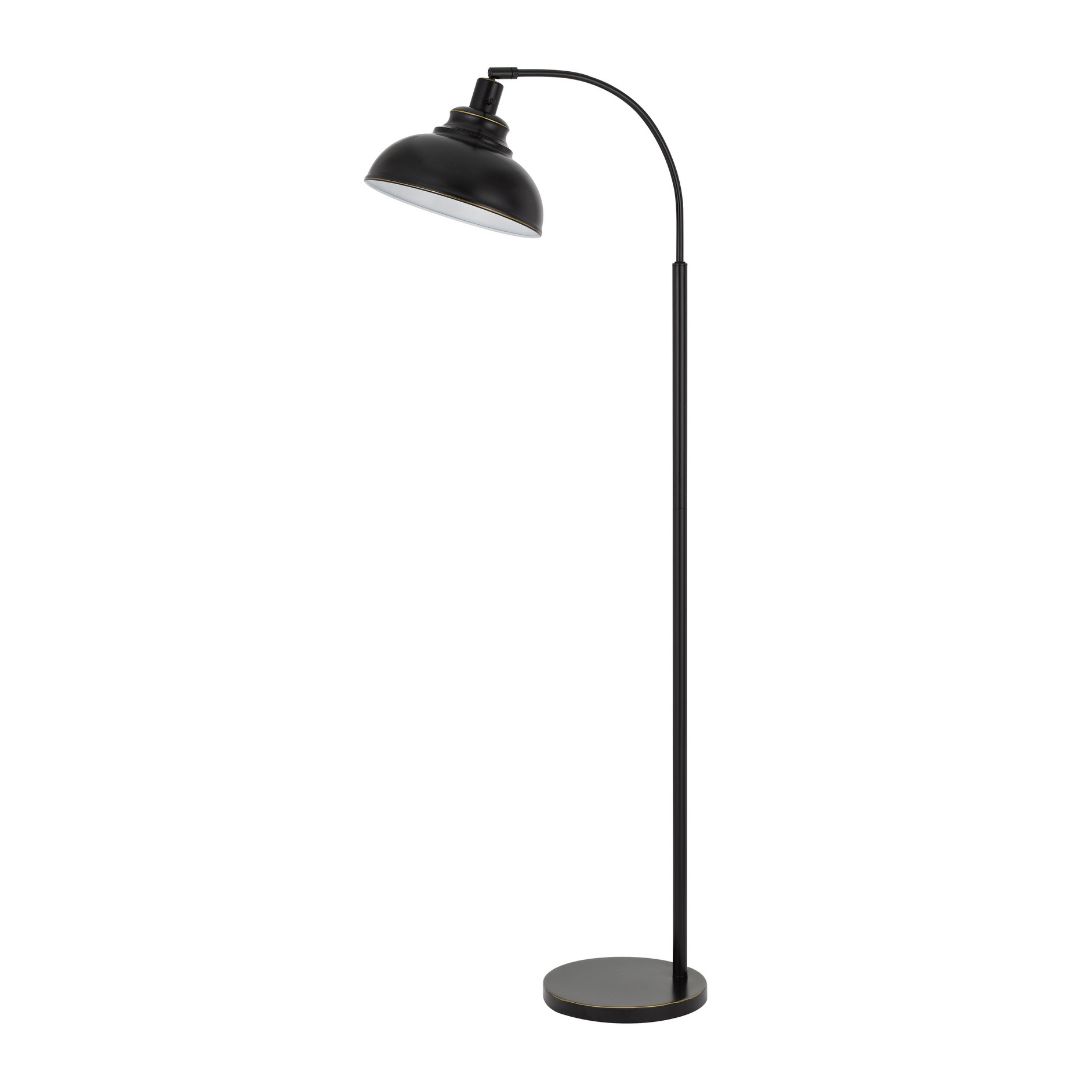 Cal Lighting 60W Dijon Adjustable Metal Floor Lamp With Weight Base And On Off Socket Switch
