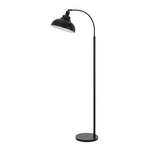 Cal Lighting Dijon Adjustable Metal Floor Lamp with Weight Base with Dark Bronze or Rust Color Options