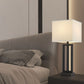 Cal Lighting Cachan Metal Night Stand Lamp with USB Port in Dark Bronze