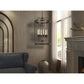 Cal Lighting Cantania 6-Light Metal Circular Cage Pendant Light