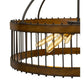 Cal Lighting Cantania 60W X 6 Metal Pendant Fixture 30 in.