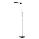 Cal Lighting Clemson Metal LED Pharmacy-Style Floor Lamp with Dimmer Switch in Dark Bronze