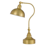 Cal Lighting Industrial Retro Desk Lamp with Half Dome Metal Shade